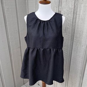 Who What Wear Target Sleeveless Flounce Tank Top